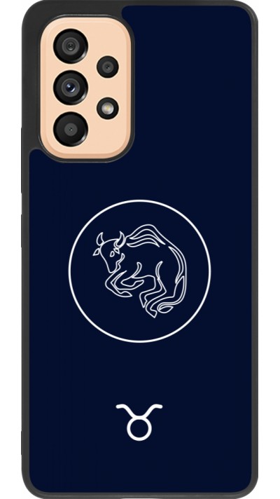 Samsung Galaxy A53 5G Case Hülle - Silikon schwarz Astrologie Stier