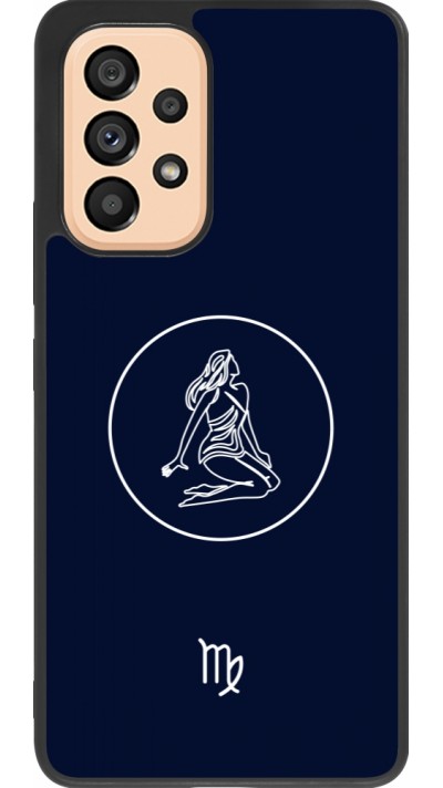 Samsung Galaxy A53 5G Case Hülle - Silikon schwarz Astrologie Jungfrau