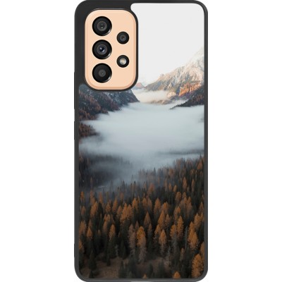Coque Samsung Galaxy A53 5G - Silicone rigide noir Autumn 22 forest lanscape