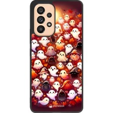 Samsung Galaxy A53 5G Case Hülle - Silikon schwarz Gespenster Herbst niedlich