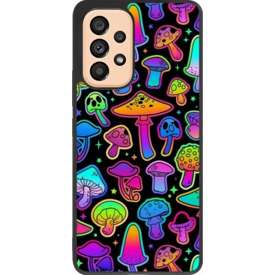 Coque Samsung Galaxy A53 5G - Silicone rigide noir Autumn 2024 magic mushrooms