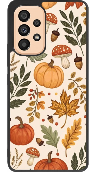 Samsung Galaxy A53 5G Case Hülle - Silikon schwarz Autumn 25 Autumn pattern