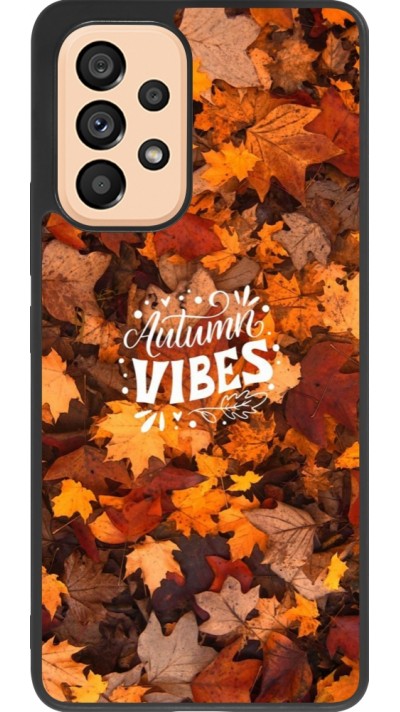 Samsung Galaxy A53 5G Case Hülle - Silikon schwarz Autumn 25 Autumn vibes