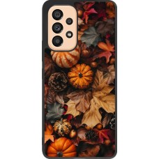 Samsung Galaxy A53 5G Case Hülle - Silikon schwarz Autumn 25 Pumpkin