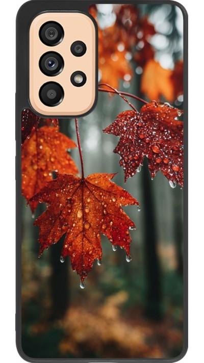 Samsung Galaxy A53 5G Case Hülle - Silikon schwarz Autumn 25 Rain