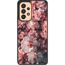 Hülle Samsung Galaxy A53 5G - Silikon schwarz Beautiful Roses