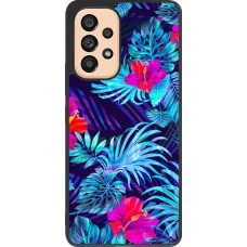 Coque Samsung Galaxy A53 5G - Silicone rigide noir Blue Forest