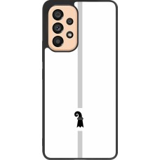Coque Samsung Galaxy A53 5G - Silicone rigide noir Canton BS blanc