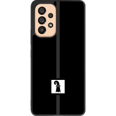 Coque Samsung Galaxy A53 5G - Silicone rigide noir Canton BS noir