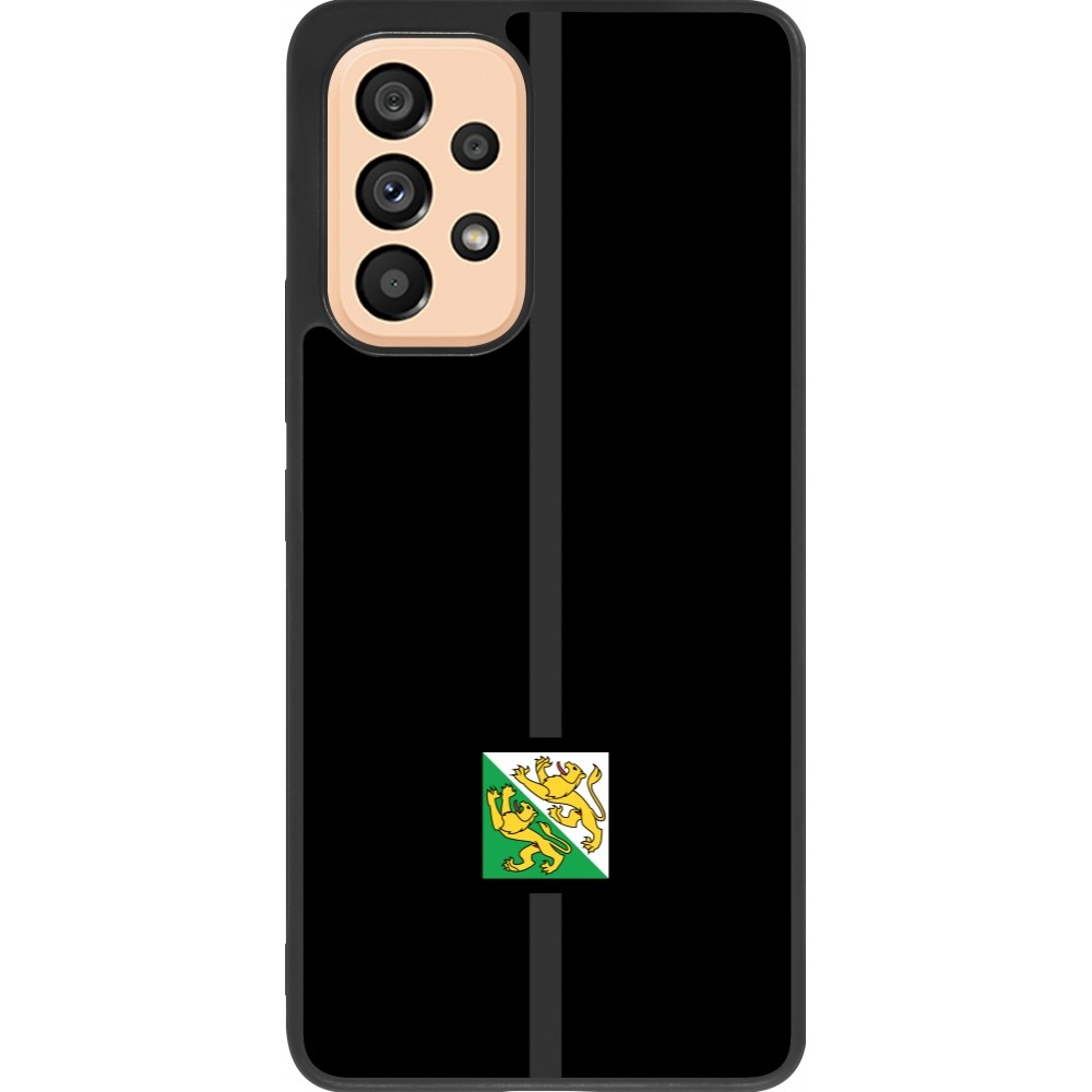 Samsung Galaxy A53 5G Case Hülle - Silikon schwarz Kanton TG schwarz