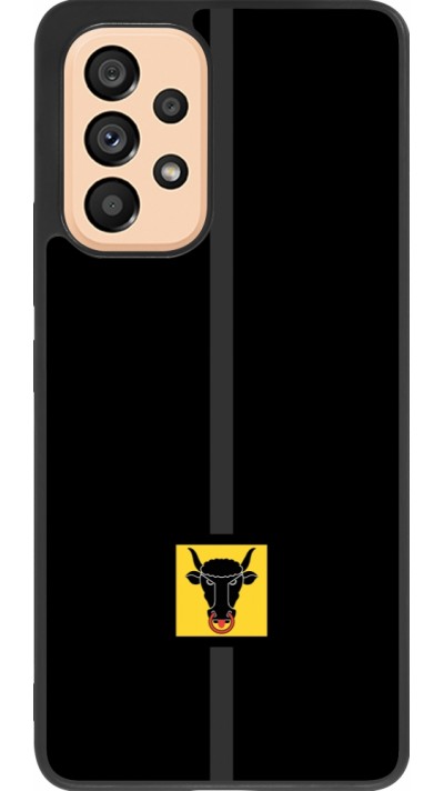 Samsung Galaxy A53 5G Case Hülle - Silikon schwarz Kanton UR schwarz