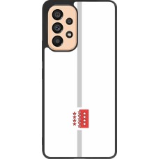 Coque Samsung Galaxy A53 5G - Silicone rigide noir Canton VS blanc