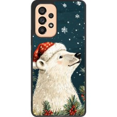 Samsung Galaxy A53 5G Case Hülle - Silikon schwarz Christmas 25 Bear