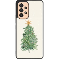 Coque Samsung Galaxy A53 5G - Silicone rigide noir Christmas 25 Sketch Tree