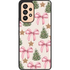Samsung Galaxy A53 5G Case Hülle - Silikon schwarz Christmas 25 Vintage Ribbons