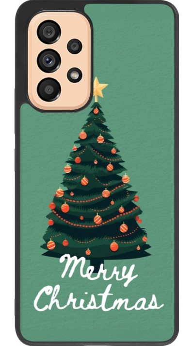 Samsung Galaxy A53 5G Case Hülle - Silikon schwarz Christmas 25 Xmas Tree