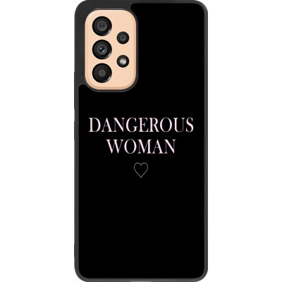 Hülle Samsung Galaxy A53 5G - Silikon schwarz Dangerous woman