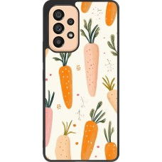 Coque Samsung Galaxy A53 5G - Silicone rigide noir Easter 2026 Illustration carrots