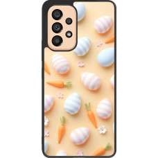 Coque Samsung Galaxy A53 5G - Silicone rigide noir Easter 2026 Pattern Easter