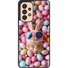 Coque Samsung Galaxy A53 5G - Silicone rigide noir Easter 2026 Rabbit fun