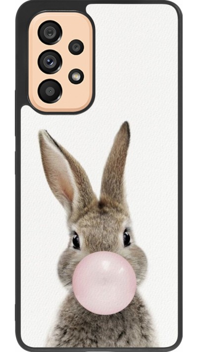 Samsung Galaxy A53 5G Case Hülle - Silikon schwarz Easter 2023 bubble gum bunny