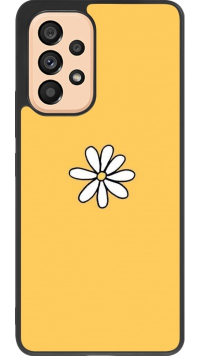Samsung Galaxy A53 5G Case Hülle - Silikon schwarz Easter 2023 daisy