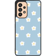 Samsung Galaxy A53 5G Case Hülle - Silikon schwarz Easter 2024 daisy flower