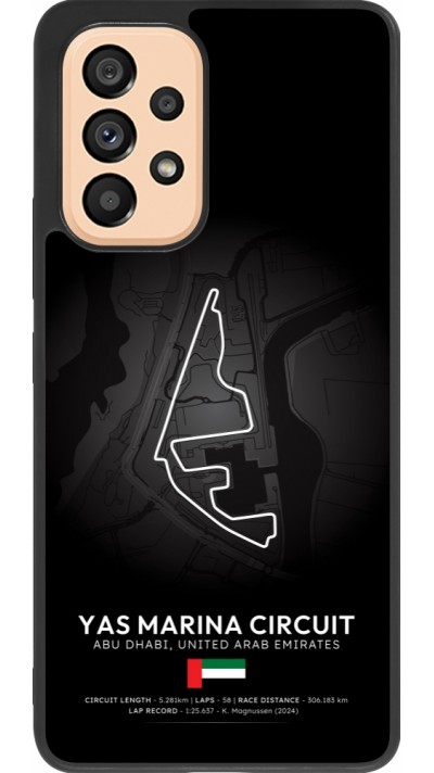 Samsung Galaxy A53 5G Case Hülle - Silikon schwarz F1 Track 2025 Abu Dhabi