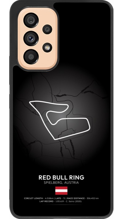 Samsung Galaxy A53 5G Case Hülle - Silikon schwarz F1 Track 2025 Austria