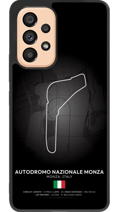 Samsung Galaxy A53 5G Case Hülle - Silikon schwarz F1 Track 2025 Italy