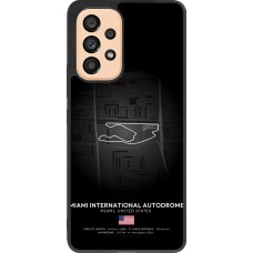 Samsung Galaxy A53 5G Case Hülle - Silikon schwarz F1 Track 2025 Miami