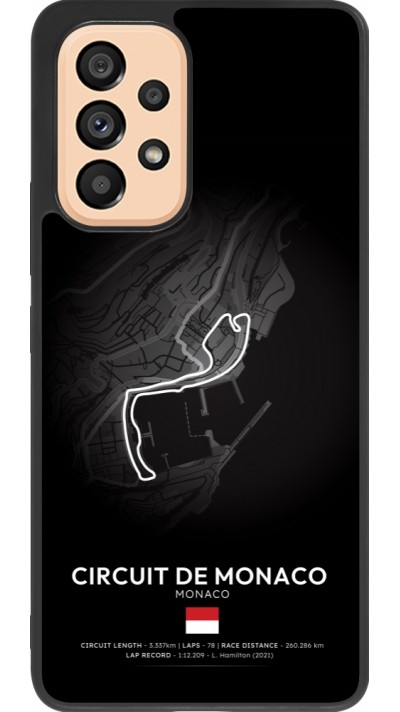 Samsung Galaxy A53 5G Case Hülle - Silikon schwarz F1 Track 2025 Monaco