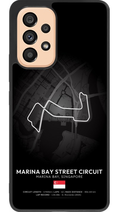 Samsung Galaxy A53 5G Case Hülle - Silikon schwarz F1 Track 2025 Singapore