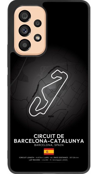 Samsung Galaxy A53 5G Case Hülle - Silikon schwarz F1 Track 2025 Spain