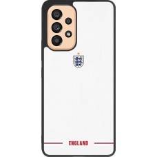 Coque Samsung Galaxy A53 5G - Silicone rigide noir Maillot de football Angleterre 2026 personnalisable