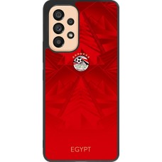 Coque Samsung Galaxy A53 5G - Silicone rigide noir Maillot de football Égypte 2026 personnalisable