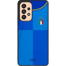 Samsung Galaxy A53 5G Case Hülle - Silikon schwarz Italien 2022 personalisierbares Fußballtrikot