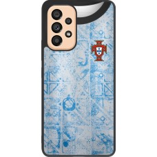Samsung Galaxy A53 5G Case Hülle - Silikon schwarz Portugal Away personalisierbares Fussballtrikot