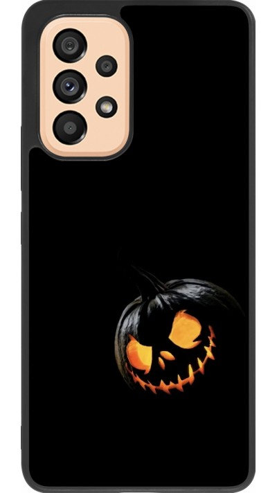 Samsung Galaxy A53 5G Case Hülle - Silikon schwarz Halloween 2023 discreet pumpkin
