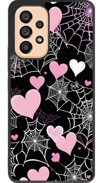 Samsung Galaxy A53 5G Case Hülle - Silikon schwarz Halloween 2024 girly