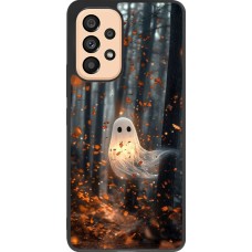Coque Samsung Galaxy A53 5G - Silicone rigide noir Halloween 2025 Ghost in the forest