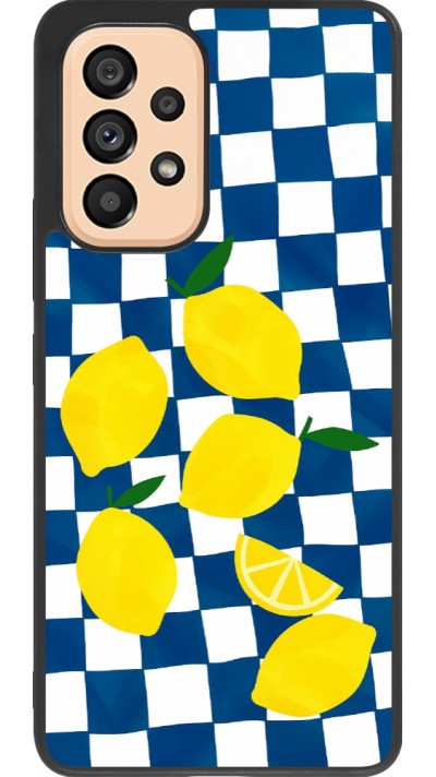 Coque Samsung Galaxy A53 5G - Silicone rigide noir Illustration lemons 2026
