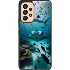 Samsung Galaxy A53 5G Case Hülle - Silikon schwarz Manta Lagune Reinigung