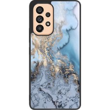Coque Samsung Galaxy A53 5G - Silicone rigide noir Marble 04