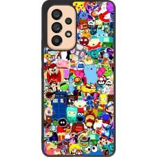 Coque Samsung Galaxy A53 5G - Silicone rigide noir Mixed cartoons