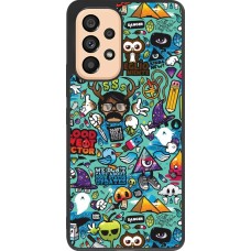 Samsung Galaxy A53 5G Case Hülle - Silikon schwarz Mixed Cartoons Turquoise