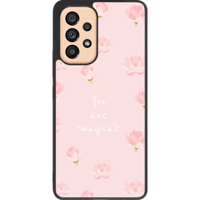 Samsung Galaxy A53 5G Case Hülle - Silikon schwarz Mom 2023 your are magical