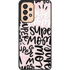 Samsung Galaxy A53 5G Case Hülle - Silikon schwarz Mom 2024 Super mom
