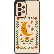 Coque Samsung Galaxy A53 5G - Silicone rigide noir Half moon stamp 2026