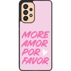 Coque Samsung Galaxy A53 5G - Silicone rigide noir More amor porfavor